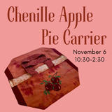 Chenille Apple Pie Carrier SUMMERVILLE