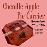 Chenille Apple Pie Carrier SUMMERVILLE