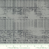 Celestial Platinum - Stamps Text Texture Ledger - Yardage