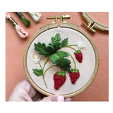 Stumpwork Strawberries Embroidery Kit