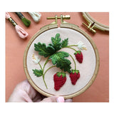 Stumpwork Strawberries Embroidery Kit