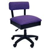 ARROW Hydraulic Chair in Solid Fabrics