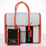 Bernette Polka Tote & Pouch
