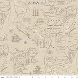 Independence Colonial Map in C17332-BEIGE Yardage