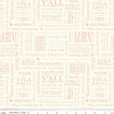 Southern Charm Text Cloud C17443 Yardage