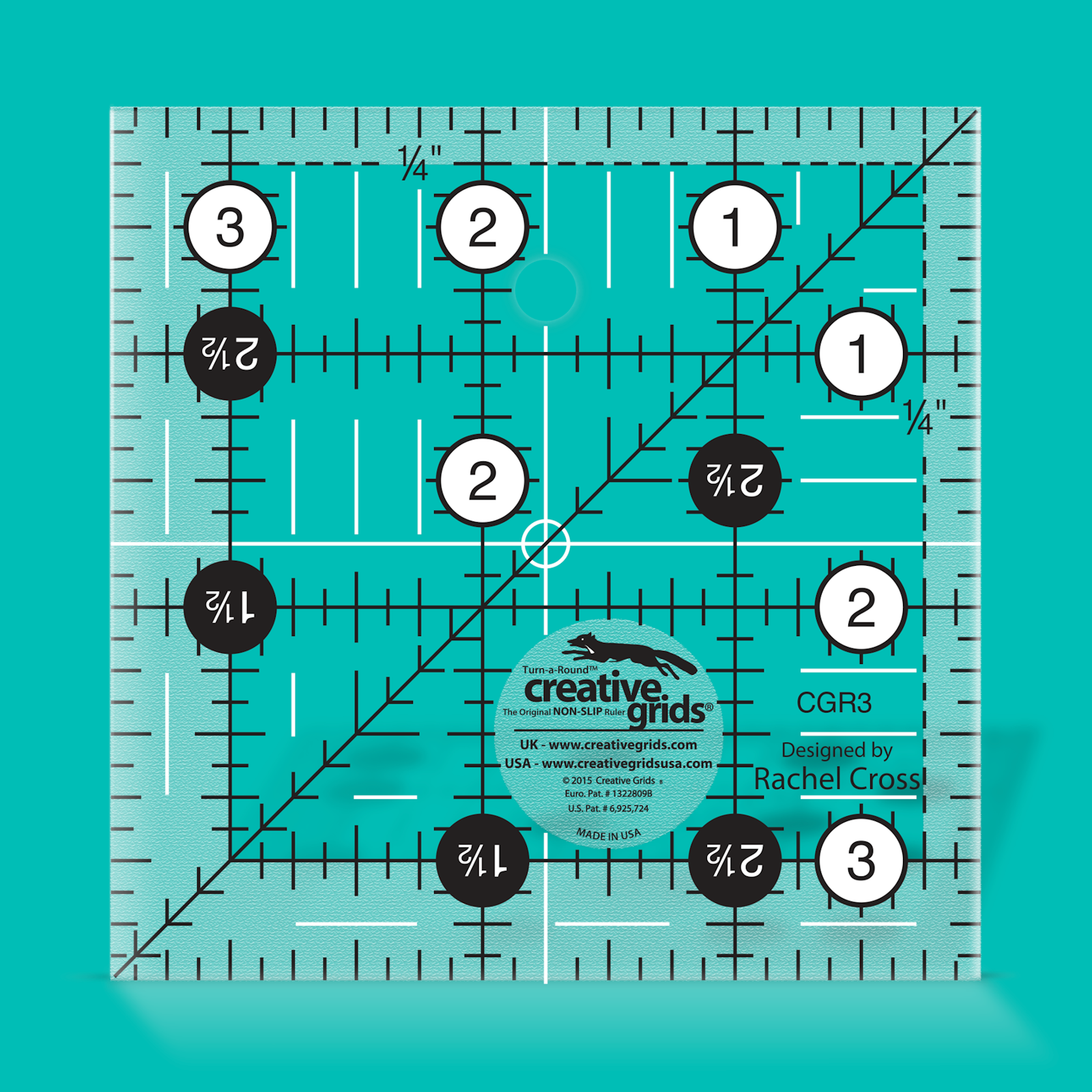 Creative Grids Square Quilt Rulers (Multiple Sizes)