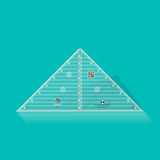 Creative Grids 90 degree Quarter Square Triangle Ruler