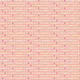 Cotton+Steel Basics -  Wonderful World - What A Wonderful World - Summer Sun Pink Yardage