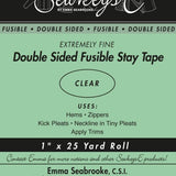 Double Sided Fusible Stay Tape - 1in - Extremely Fine Clear