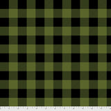 Tula Pink Check Yo'self - Pine Fresh Flannel - Yardage
