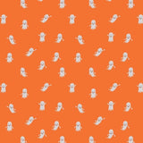 Halloween - Ghosts - Orange Fabric - Bolt