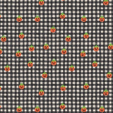 Halloween - Pumpkin Gingham - Black Fabric - Bolt