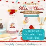 Kimberbell Mrs. Claus' Bakery Embroidery Event - Summerville