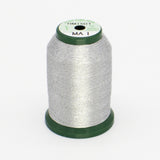 Kingstar Metallic Thread 1000m Spool - Aluminum (MA-1)