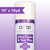 Ultra Clean and Tear Plus - 10" x 10yd Stabilizer
