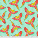 Tula Pink Daydreamer - Macaw Ya Later Mango - Yardage