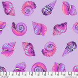 Tula Pink Lil Shelly - Ultraviolet || Floral Reef Yardage