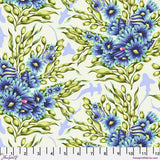 Tula Pink Shadow Sharks - Marine || Floral Reef Yardage