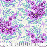 Tula Pink Shadow Sharks - Ultraviolet || Floral Reef Yardage