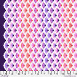 Tula Pink Aquatic Lace - Ultraviolet || Floral Reef Yardage