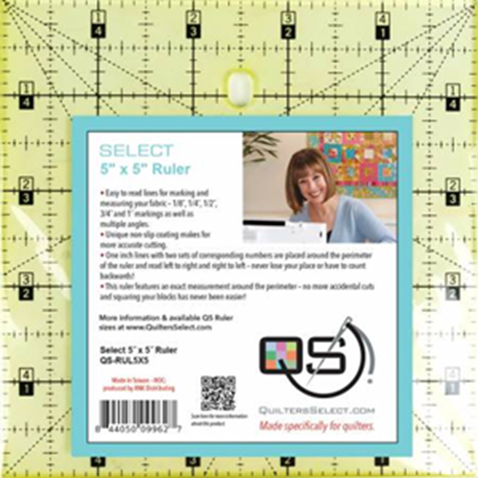 Quilters Select Non-Slip Square Rulers (whole #'s)
