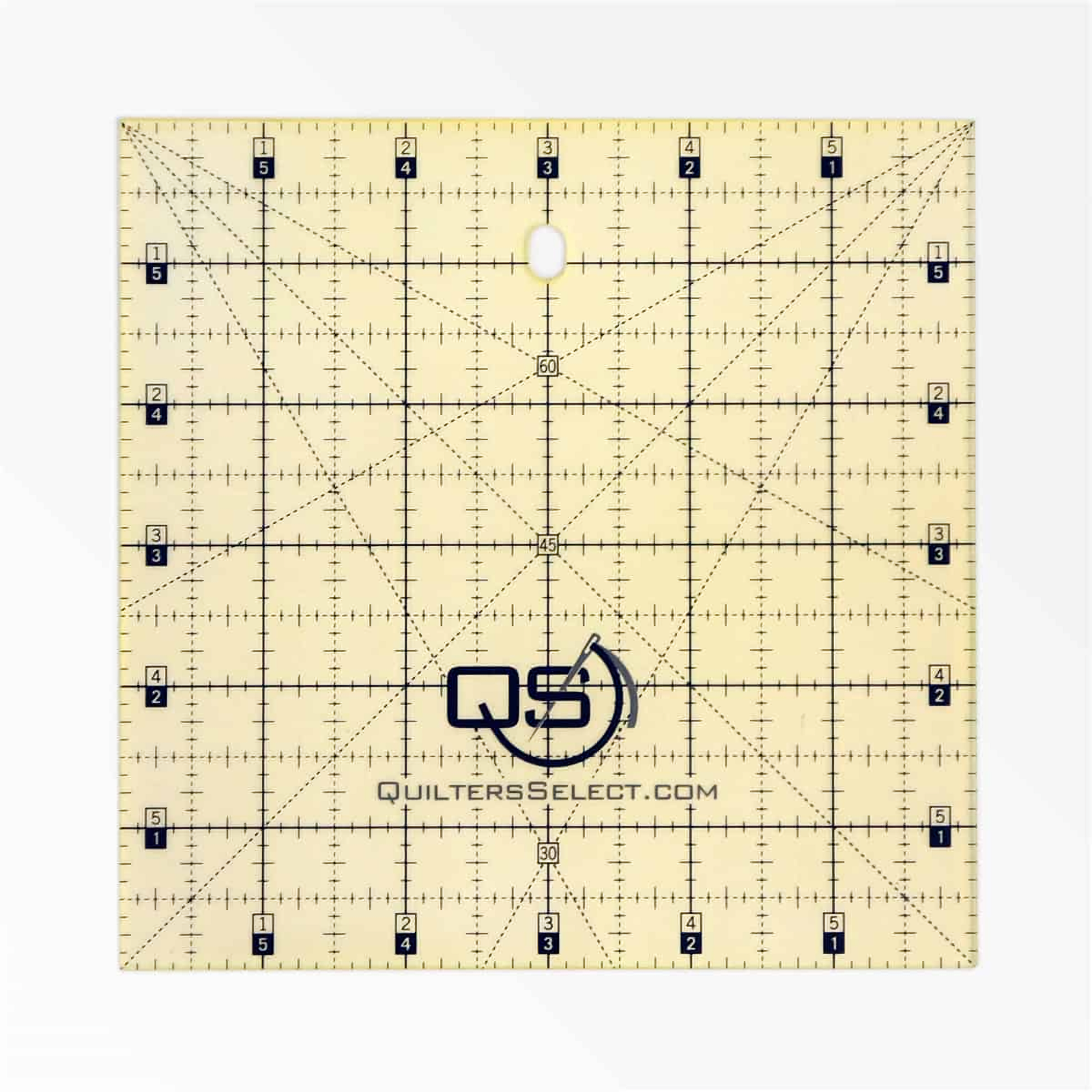 Quilters Select Non-Slip Square Rulers (whole #'s)
