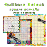 Quilters Select Non-Slip Square Rulers (whole #'s)