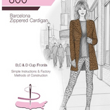 Stitch Nation - CLASS #3 Pattern Barcelon Zippered Cardigan