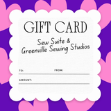 Sew Suite & Greenville Sewing Studios Gift Card