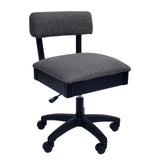 ARROW Hydraulic Chair in Solid Fabrics