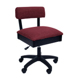 ARROW Hydraulic Chair in Solid Fabrics
