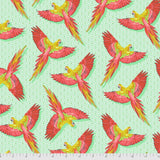 Tula Pink Daydreamer - Macaw Ya Later Mango - Yardage