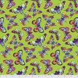 Tula Pink Daydreamer - Butterfly Kisses Avocado - Yardage