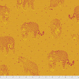 Tula Pink Daydreamer - Lil Jaguars Papaya - Yardage