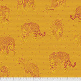 Tula Pink Daydreamer - Lil Jaguars Papaya - Yardage