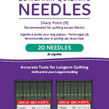 Handi Quilter Needles Longarm Standard 14/90-R Sharp pack of 20