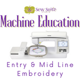 Machine Education - Entry & Mid Line Embroidery - Summerville